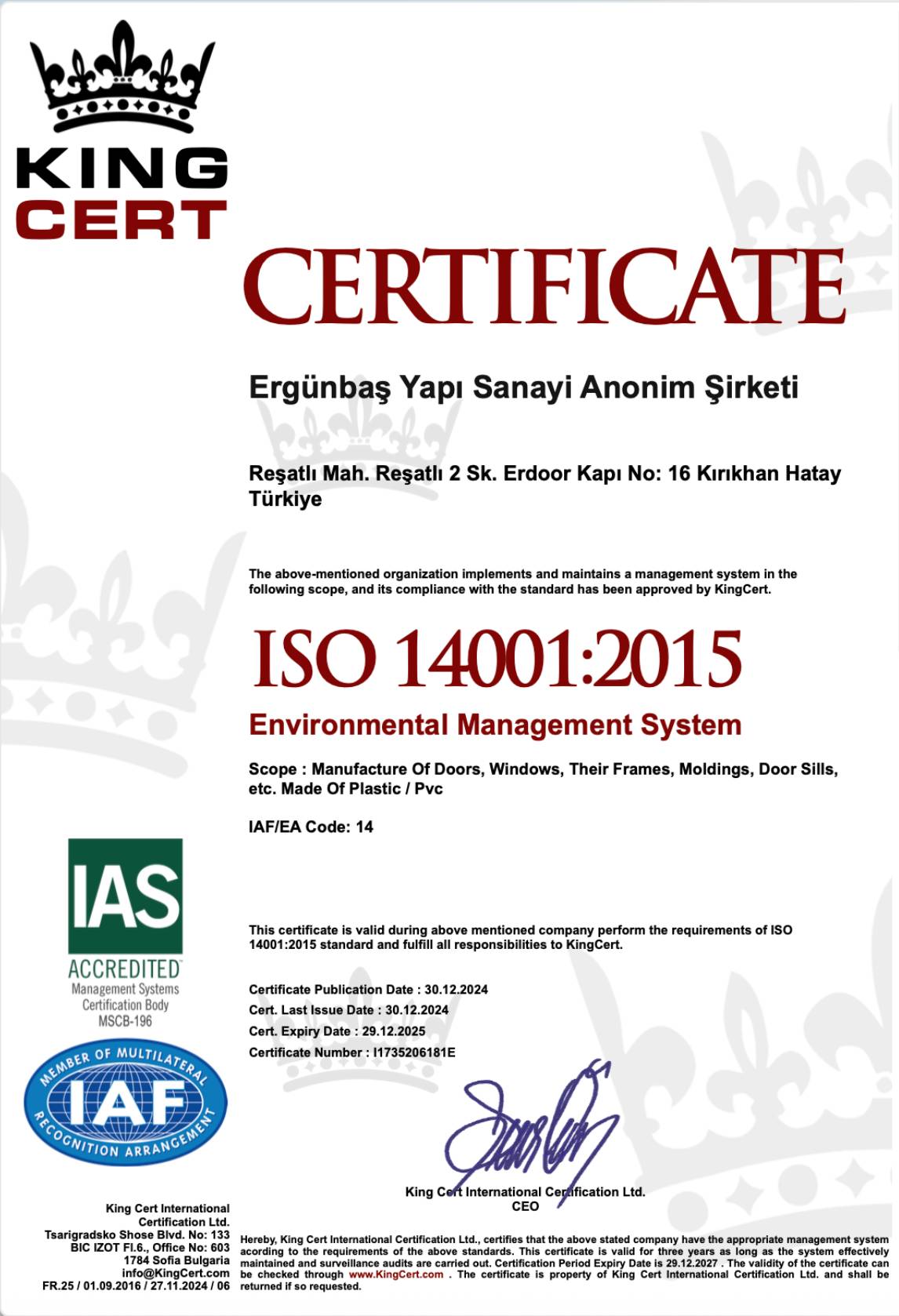 ISO 14001