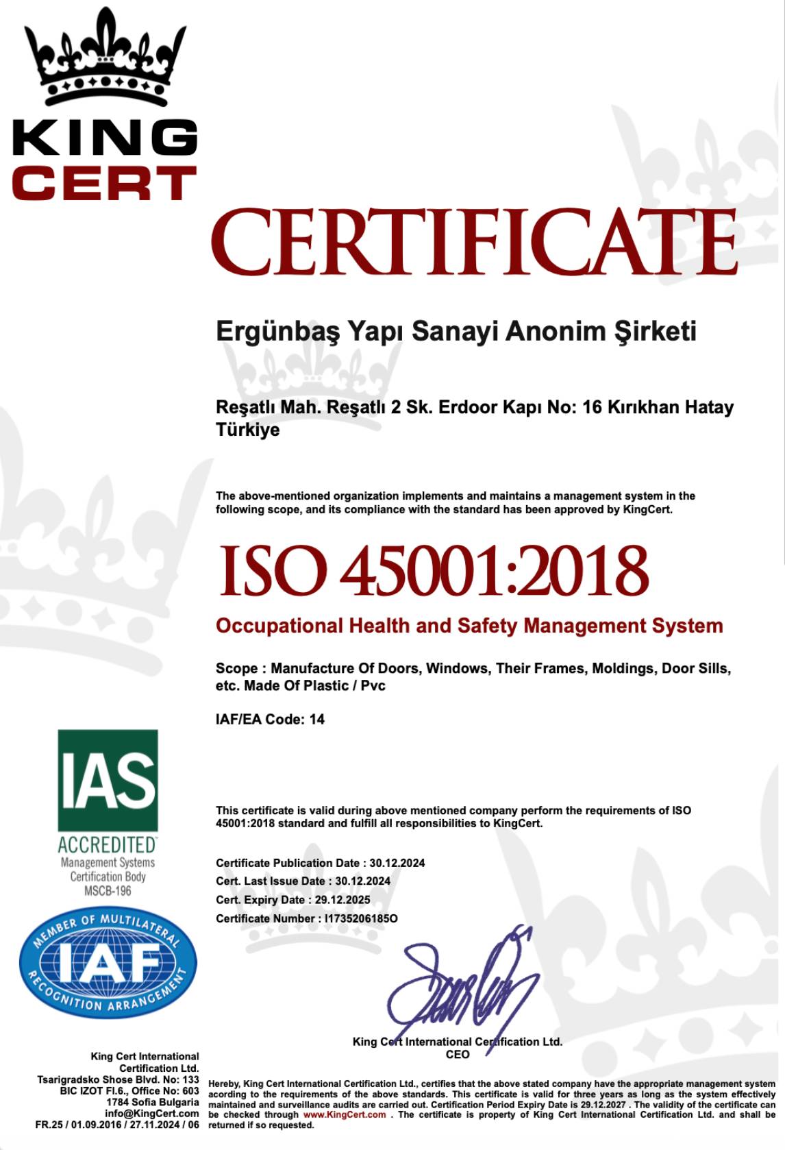 ISO 45001