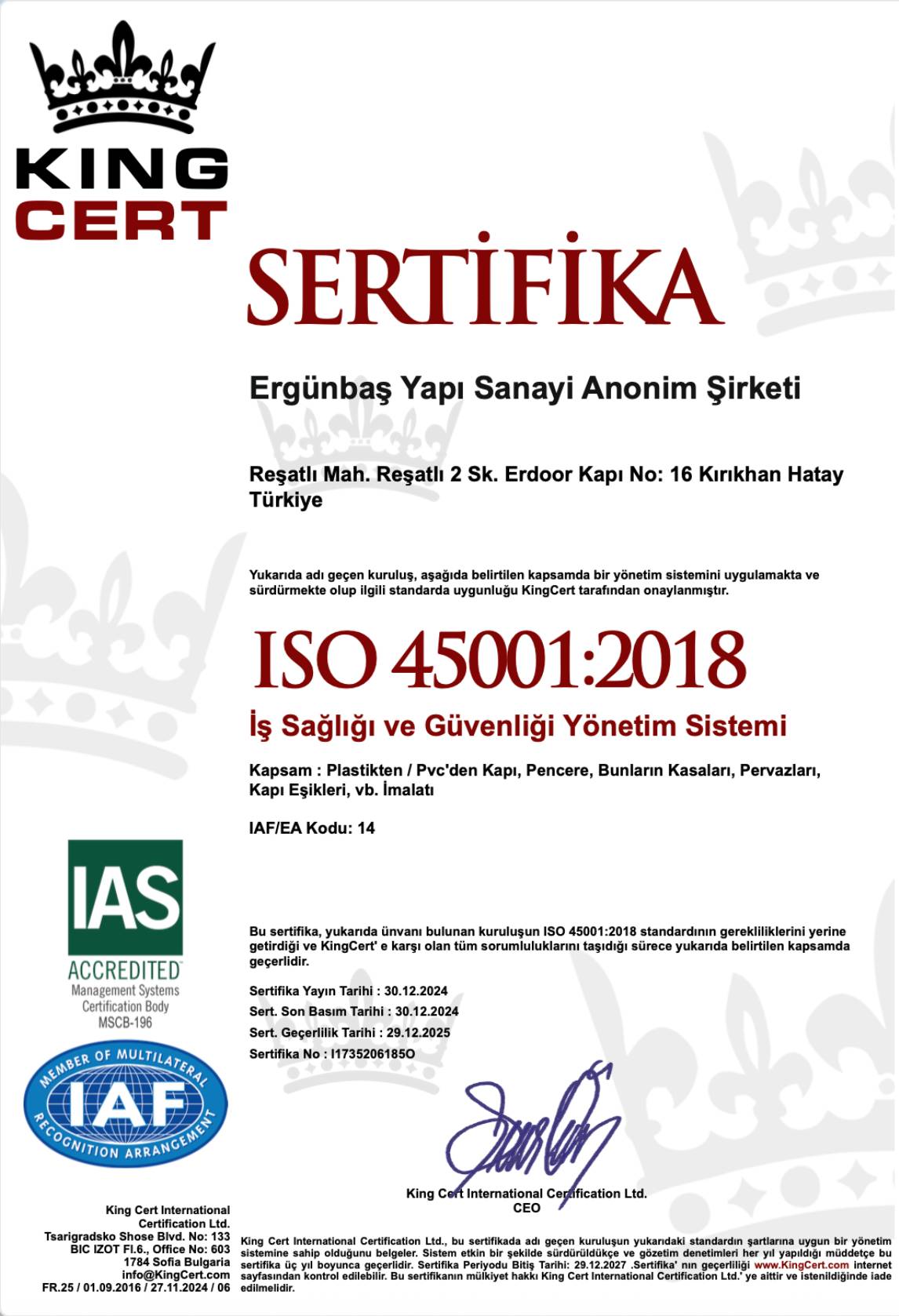 ISO 45001